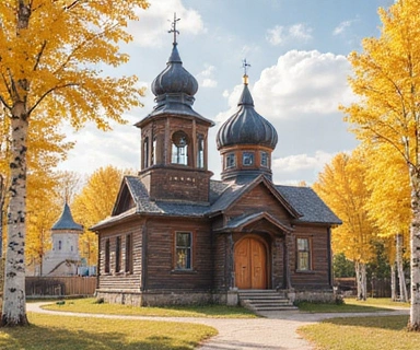 Старая деревенская церковь